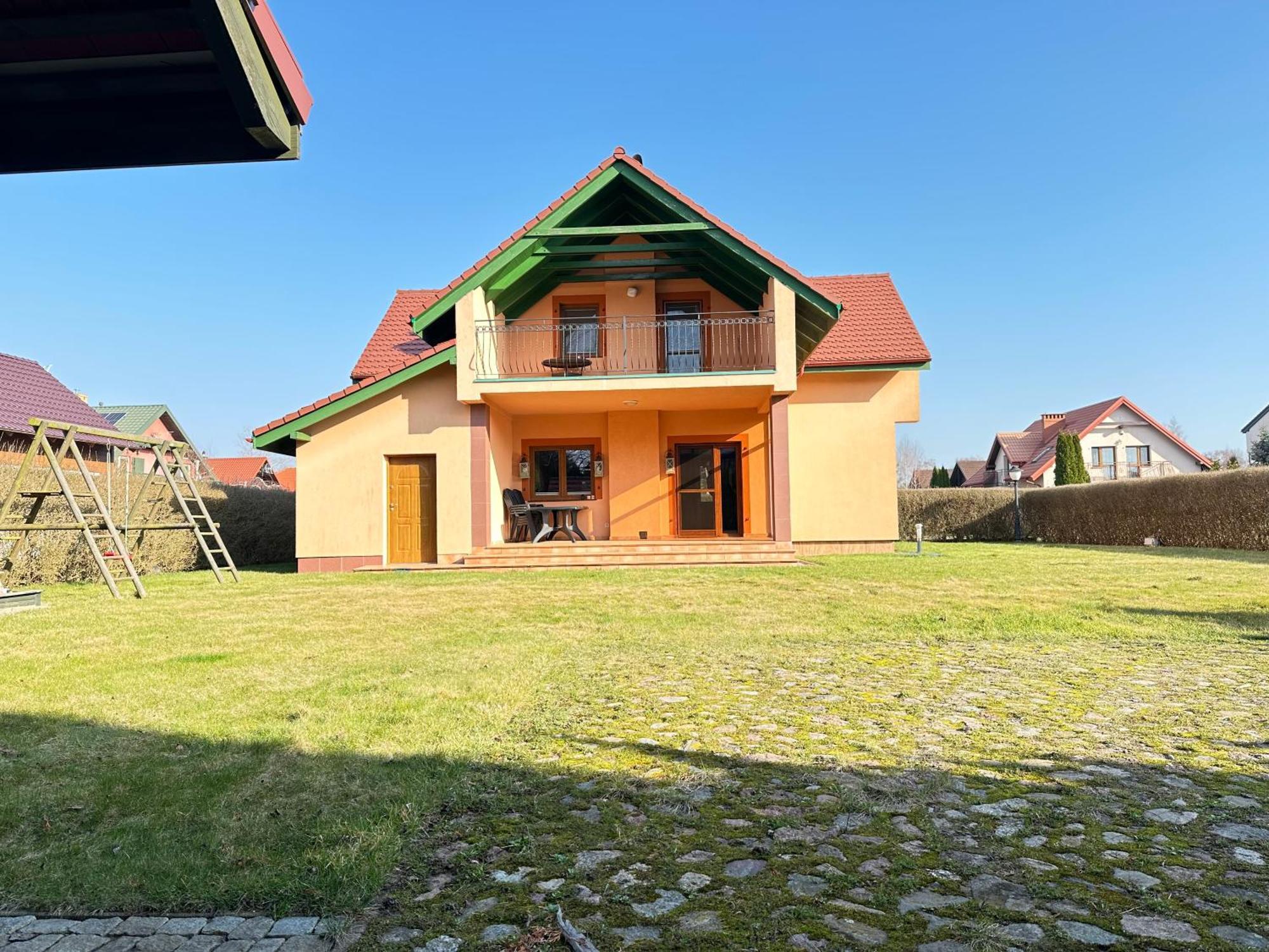 Duzy Dom Nad Morzem Rowy Jarzebinowa 22 Villa Bagian luar foto